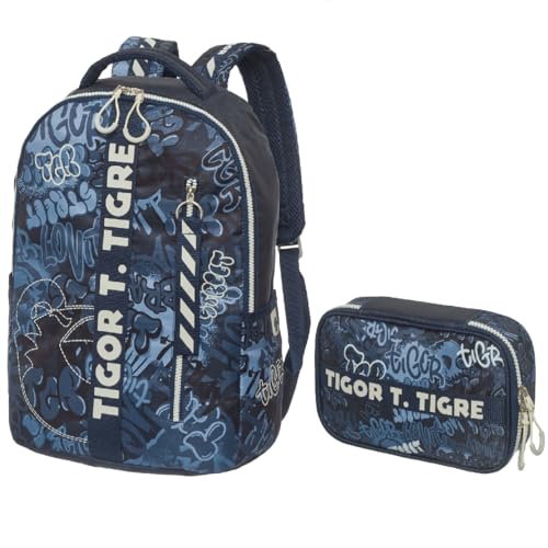 Kit Mochila Costas Estojo Box Tigor T Tigre Lovit Street Pacific