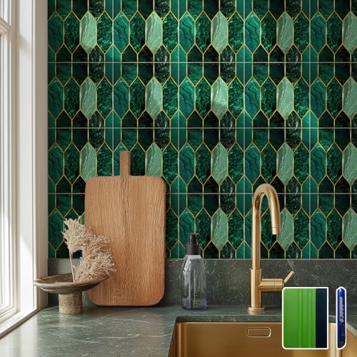 funlife Holographic Emerald Hexagon Tile