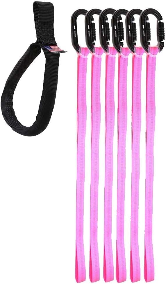 RNA Raider Speedline Climbing Kit - Professional Tree Climbing Equipment, 6 Pack with 7,000 lbf Strength, Includes Raider Oval Carabiners, 40-Inch Speedline Loops, Kong Fast Rubber