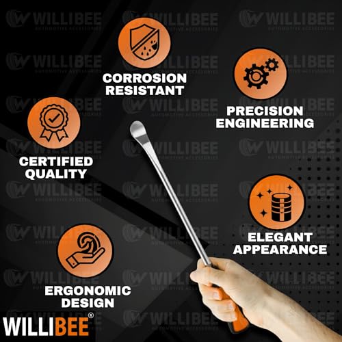 Image of WILLIBEE Heavy Duty Tyre Levers for Cycle & Bike | Tire Changing Tools for Two Wheelers | Size-12 INCH (Pack of 2)
