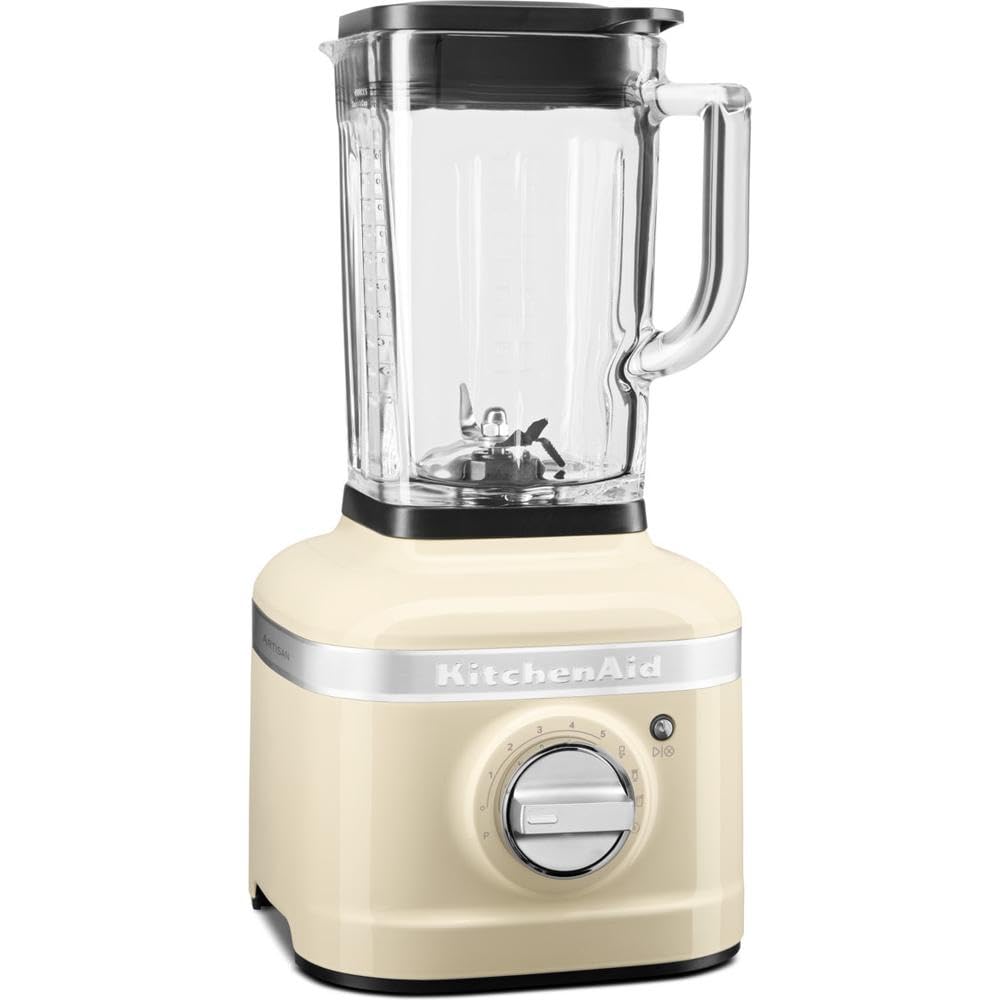 KitchenAid Blender K400 - Bol en verre de 1,4 L - Mixeur électrique pour smoothie - Smoothie maker - Puissance 1200 W - 3 programmes préréglés et 5 vitesses - Crème