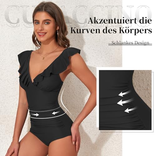 Maillot de bain une pièce CULACCINO, l'excellence du col en V - 3