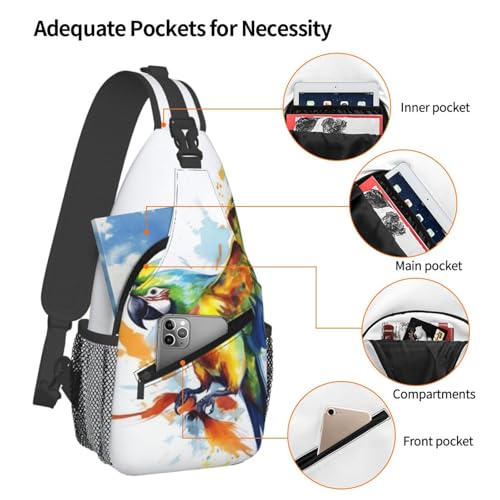 Bolso cruzado para hombre tipo bandolera negro miniatura 4