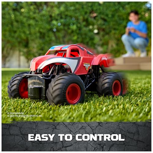 Image of Monster Jam Marvel Spider-Man RC Monster Truck 1:24 Scale Vehicle