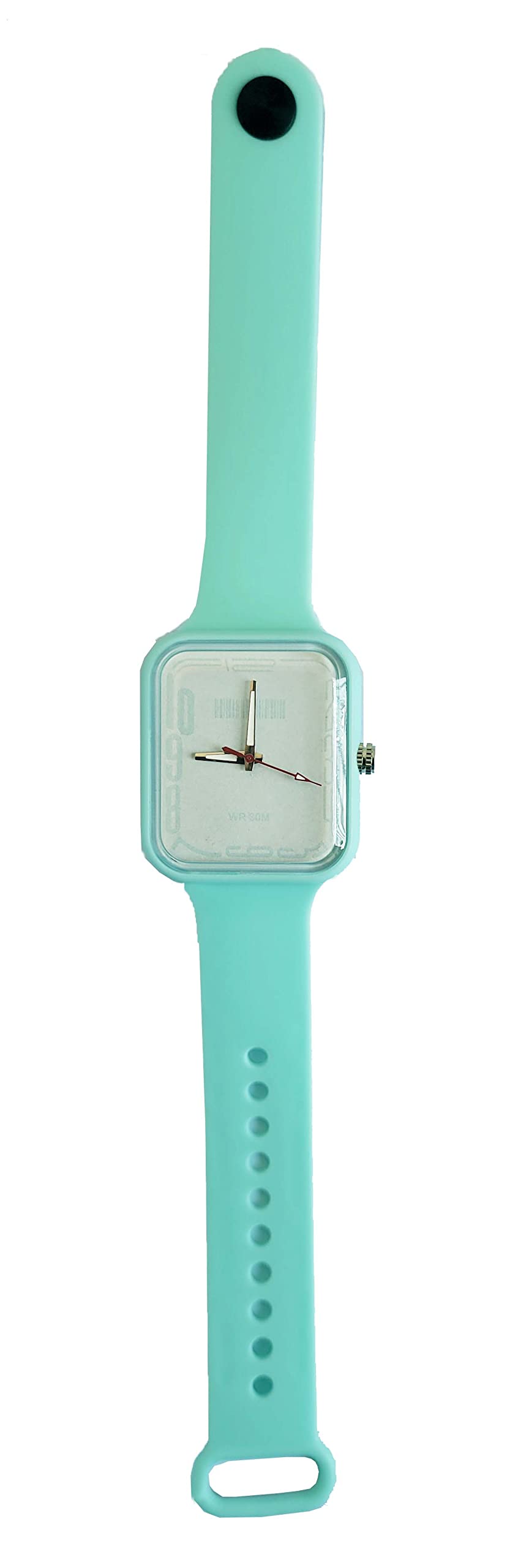 Dreamy Soft Silicone 3 ATM (30 Meters) Waterproof Unisex Creative Digital Swimming Wrist Watch Water Resistant Weight Less Analogue Watch Non - Breakable Wrist Watch - Pack of 1 (Cyan) (B0BLSGQQYB) Amazon Price History, Amazon Price Tracker