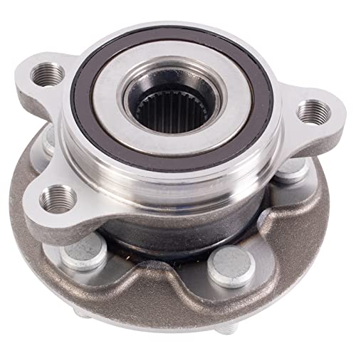 TRQ Front Wheel Bearing & Hub Assembly Compatible with 2019-2022 Toyota Corolla 2016-2022 Prius Prius AWD-e 2017-2022 Prius Prime