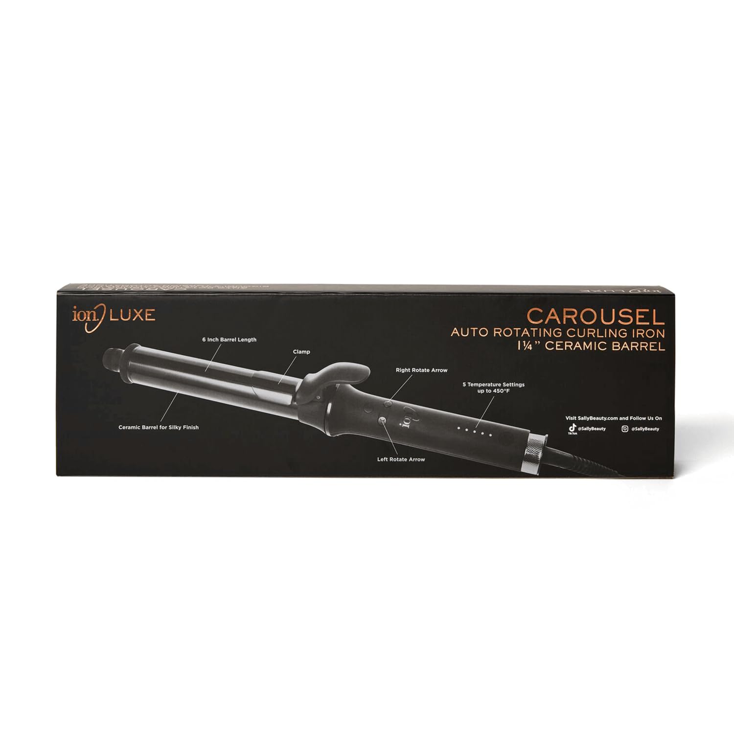 Amazon.com: ion Luxe Carousel Auto Rotating Curling Iron  display picture 2
