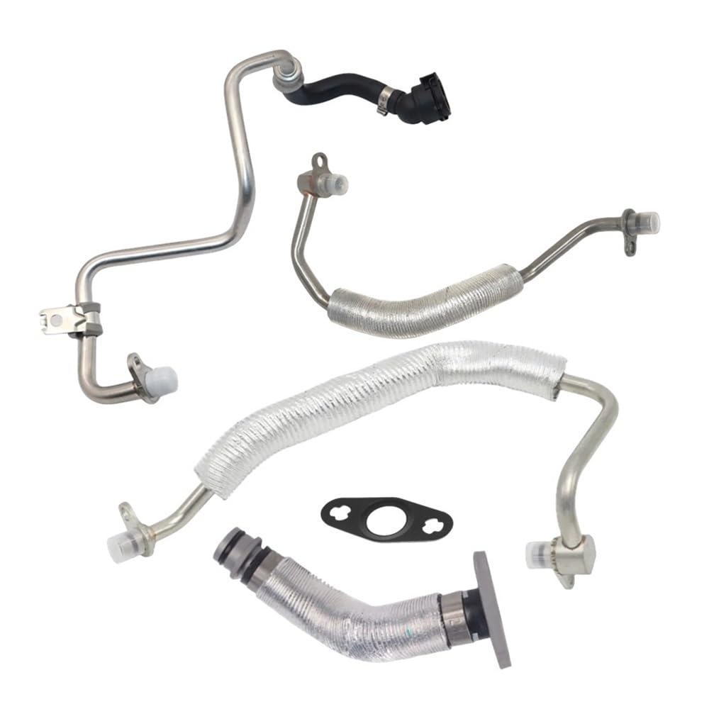 Derksawdp 1Set 4 Pcs Pipe Coolant Hose For F20 F30 G20 F31 F32 F33 F34 F36 G30 G31 G32 G11 G12 G01 G02 B48 11537643226(1Set 4 Pcs)