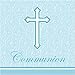 Creative Converting 18 Count Communion Lunch Napkins, Faith Blue