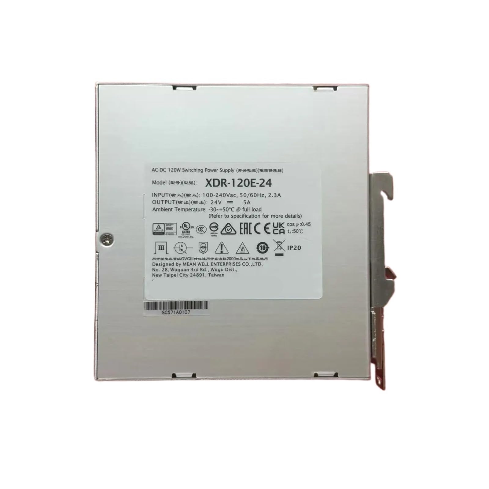 SWEWDSQG XDR-120E/120E 12/24/36/48V 120W Power Supply(XDR-120E-36)