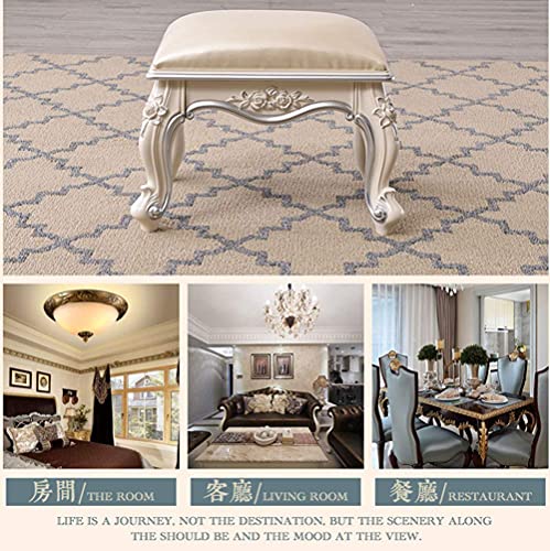 Pouf repose-pieds carré table basse tabouret chaussures doré - 5