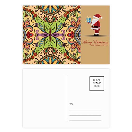 Cartes postales fleurs de Père Noël par 20 pour vos correspondances