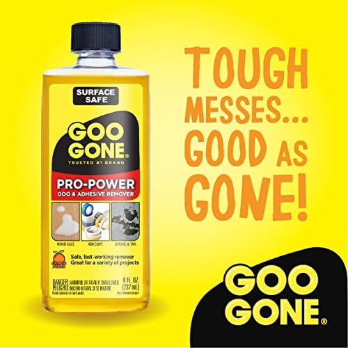 Goo Gone Pro Power Adhesive Remover - 8 Ounce - Use on Silicone, Caulk, Contractor's Adhesive, Tar, Adhesive, Grease, Gum, Decals — view 2