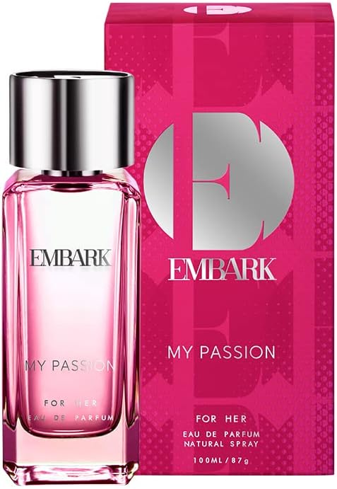 EMBARK My Passion For Her, Perfume Liquids For Women- 100Ml | Long Lasting Floral, Woody, Musky Premium Fragrance