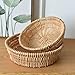Rattan Storage Basket Fruit Basket Willow Basket Woven Candy & Pastry Basket Handmade Rattan Weaving Products (ALL)