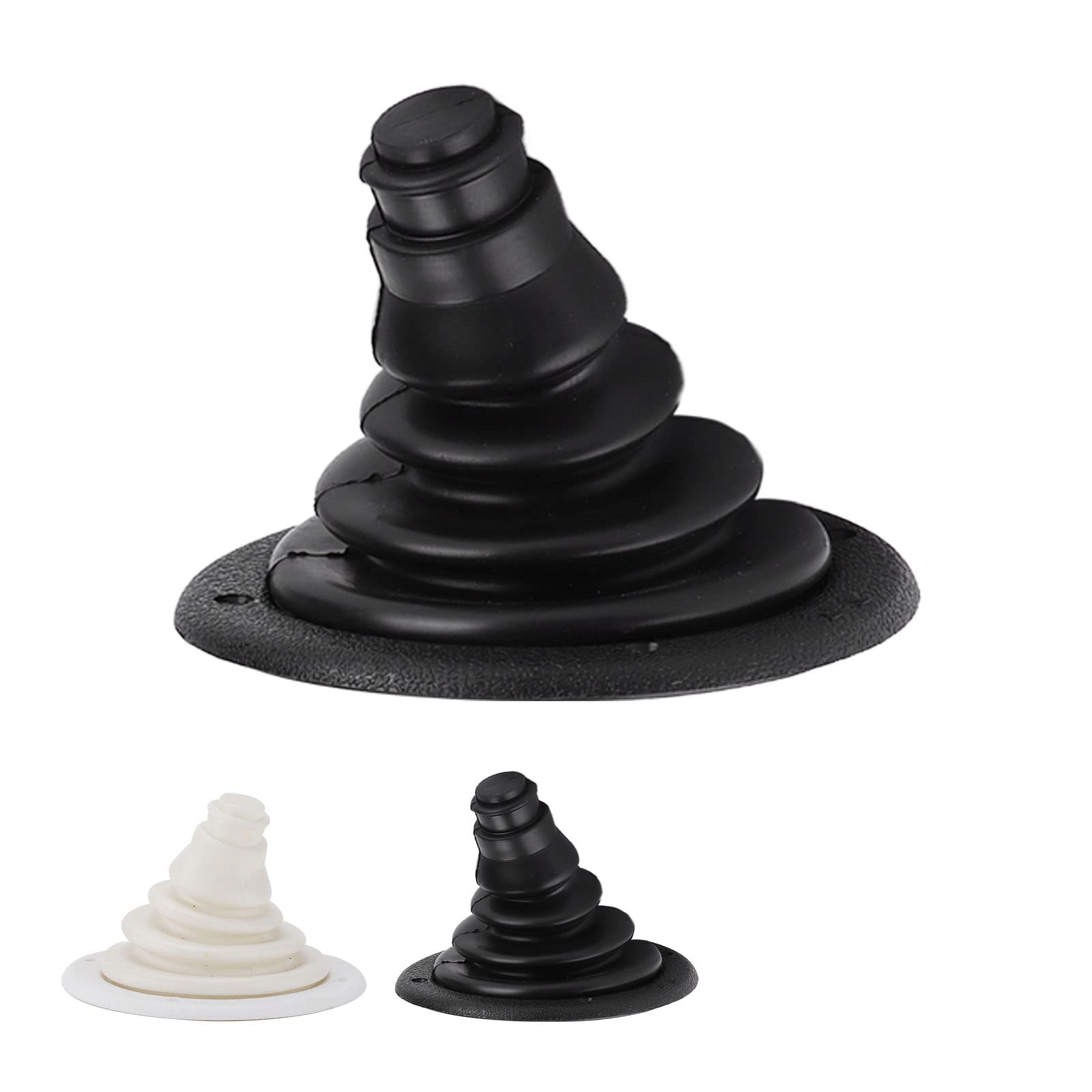 Black Plastic Marine Bellows Gazechimp 2-Pack 4 Inch Marine Rigging ...