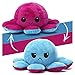 AYCA Oktopus Plüsch Wenden 20cm, Stimmung Wende Oktopus Kuscheltier, Flip doppelseitiges Octopus Plüschtier Geschenke zu Weihnachten, Geburtstag für Kinder Mädchen Jungen Freunde(Blau bis Lila)