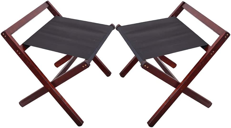 Porte-bagages de chambre pliable support valise bois stable 2 pièces pour hôtel