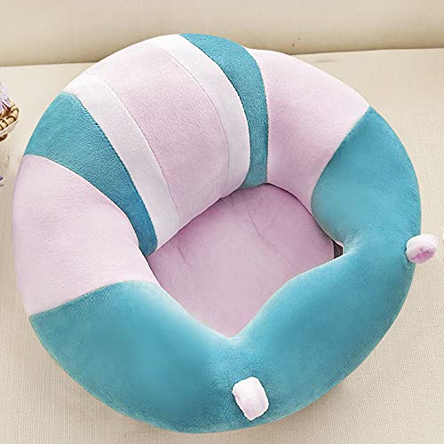 Baby Safety Support Sofa Toddler Infant Plush Sitting Seat Chair Soft Baby Sofa Non-Slip Baby Learn to Sit Chair Sofa Cushion Support Seat Back Head Protect Seat Cozy Baby Recliner for Baby 0-3 Years - Thumbnail 3