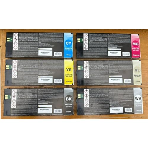 Cartouche d'encre pour Roland LEF résolvant les erreurs de puce sur vernis gloss 220ml
