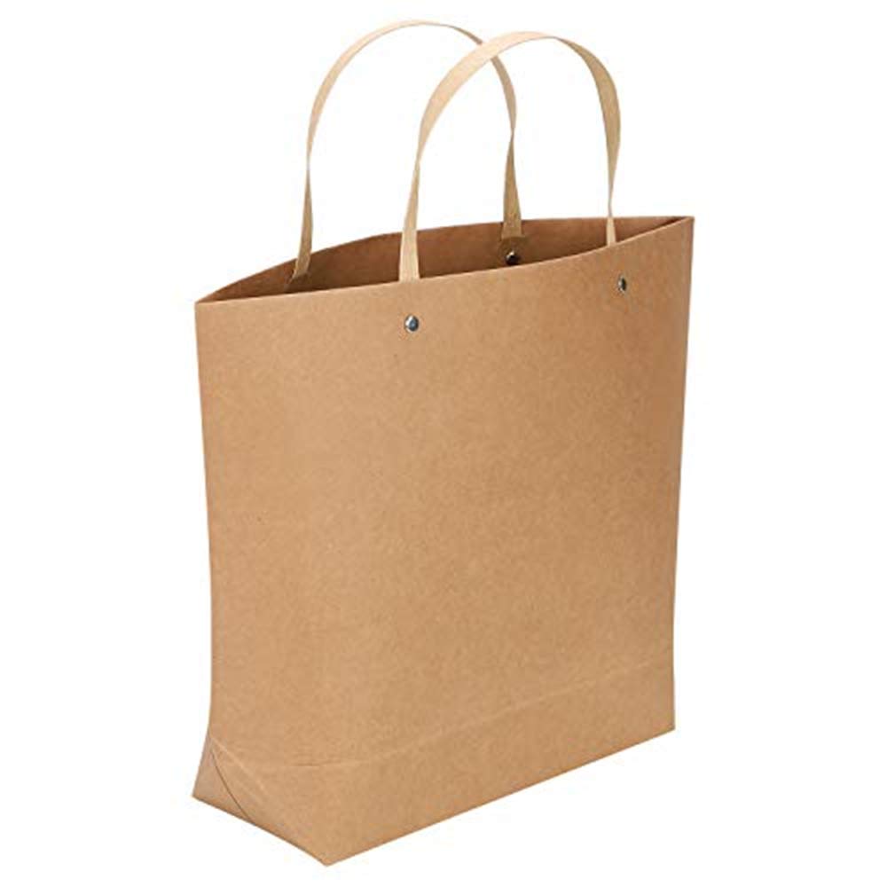 Valentine's Day Paper Presents Bag 10Pcs Handled Kraft Paper flower Bags Recycled Brown Shopping Bags for Packaging Retail Party Craft Wedding Birthday Parties Goody Merchandise Restaurant Take-Outs