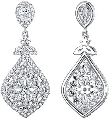 EVER FAITH Collana con ciondolo a forma di fiocco di neve in