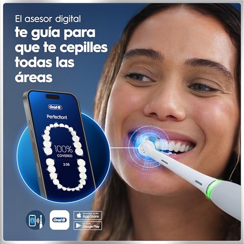 Oral-B iO 6 cepillo de dientes eléctrico sensor de presión y mango recargable gris 2