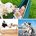 Sqinor Hundespielzeug Plüsch Quietschend Interaktives Stabiles Spielzeug für Große Kleine Hund und Welpen - Kuscheltier für Hunde (Nilpferd)