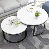 【Dimensiones de la mesa auxiliar】: ø70x45cm + ø50x40cm, ø80x45cm + ø60x40cm