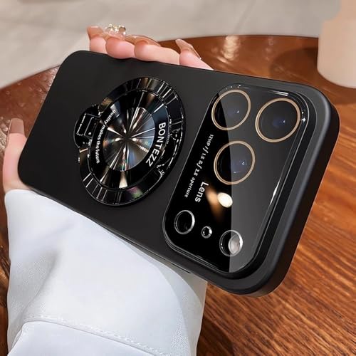 �t���K���X�J�����ی�}�O�l�b�g�X�^���h�z���_�[�P�[�X iPhone 11 12 13 14 15 16 17 Pro Max 14 Plus 17 Air 12 Pro �}�b�g�o���p�[PC�J�o�[ �u���b�N iPhone 16 Pro Max�p