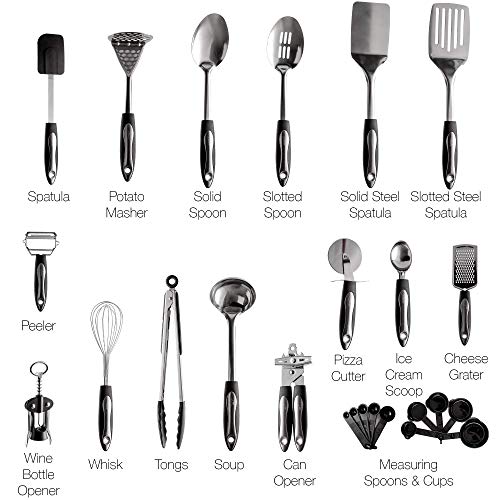 25-Piece-Stainless-Steel-Kitchen-Utensil-Set-Non-Stick-Cooking-Gadgets-and-Tools-Kit-Durable-Dishwasher-Safe-Cookware-Set-Kitchenware-Gift-Idea-Best-New-Apartment-Essentials 25-Piece-Stainless-Steel-Kitchen-Utensil-Set-Non-Stick-Cooking-Gadgets-and-Tools-Kit-Durable-Dishwasher-Safe-Cookware-Set-Kitchenware-Gift-Idea-Best-New-Apartment-Essentials