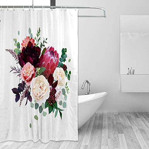 Rideau de douche polyester au fini textile de haute qualité - 2