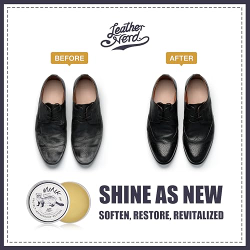 Mink Oil Leather Conditioner Cleaner for Leather Boots, Mink Oil Kit 4.23 Oz with Sponge, All-Natural Waterproof Soften and Restore Shoe, Boot, Saddle, Jacket, Purse, Glove, Vinyl and Leather Products - Image 6