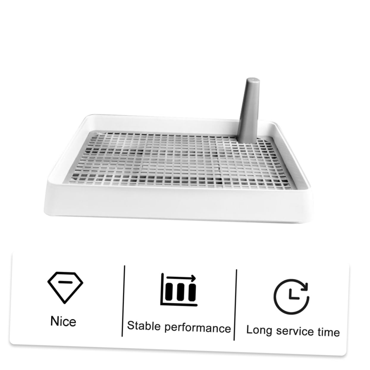 VANZACK Dog Pee Pads Large Plastic Training Puppy Tray Indoor Outdoor Dog Toilet