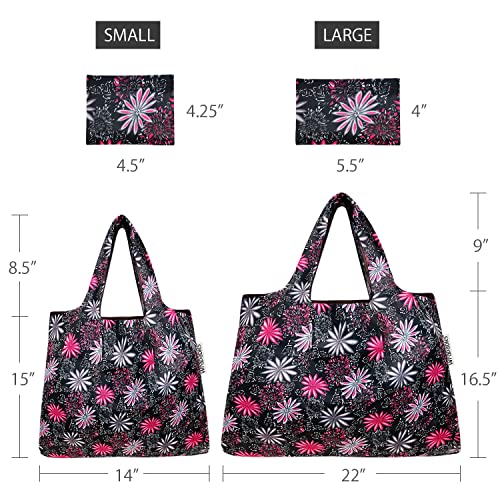 Image of allydrew Large Foldable Tote Nylon Reusable Grocery Bag