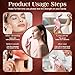 Face and Neck Massager Tool with Heat & 3 Light Therapies, Smart Vibration, Red-Light-Therapy and EMS Modes, Gua Sha Facial Tools for Face and Neck Skin Care and TMJ Care