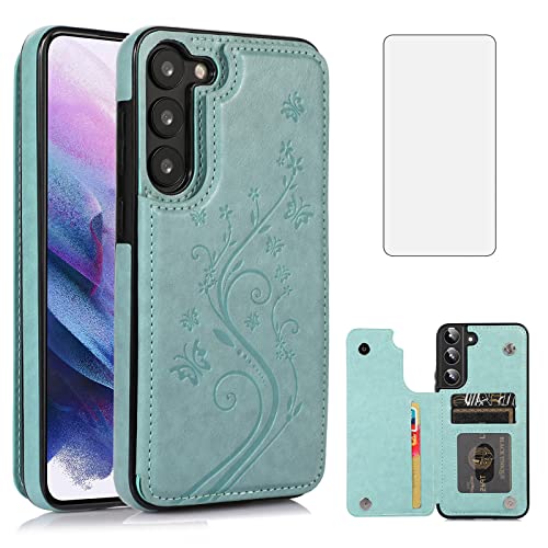 Coque Samsung S23 Plus étui portefeuille à rabat pour ranger cartes de crédit