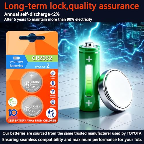 ZNLUMOX CR2032 Key Fob Battery