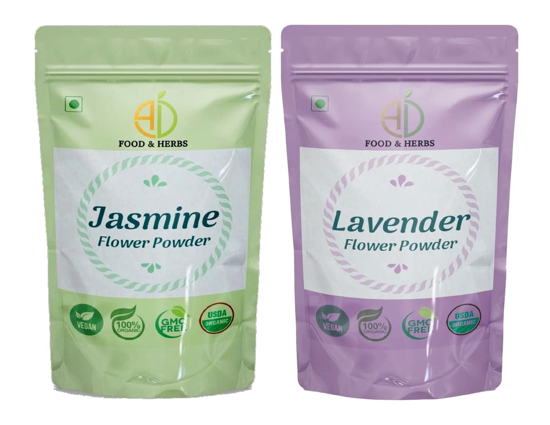 A D Food & Herbs Combo of Jasmine/Lavender Powder Aromatic Edible for Homemade Lattes, Tea Blends, Bath Salts, Face packs & Body packs (1000 GMS (1 KG) x Pack of 2) (B0BHTNGC91) Amazon Price History, Amazon Price Tracker