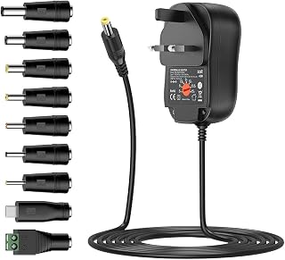 Zolt 45W Universal AC to DC Power Adapter 5V 6V 7.5V 9V 12V 13.5V 15V 1A 2A 3A Power Supply Charger, with 5V 2.4A USB Port for Led Light TV Box CCTV Camera HUB Tablet Speaker and More Electronics