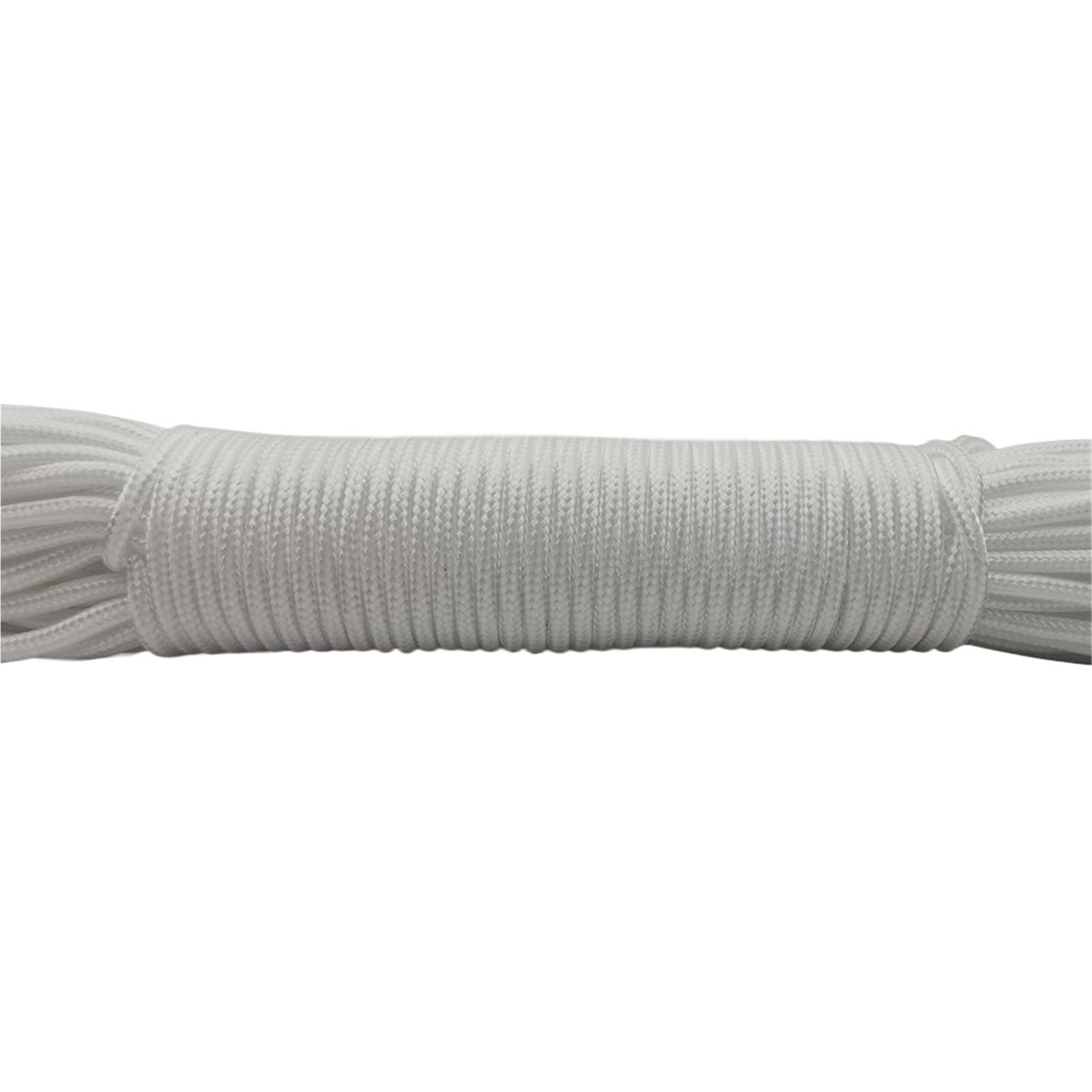 Paracord 328ft 3mm Solid Parachute Cord Lanyard Rope Climbing Camping Survival Equipment Paracord(WHITE,100ft(31m))