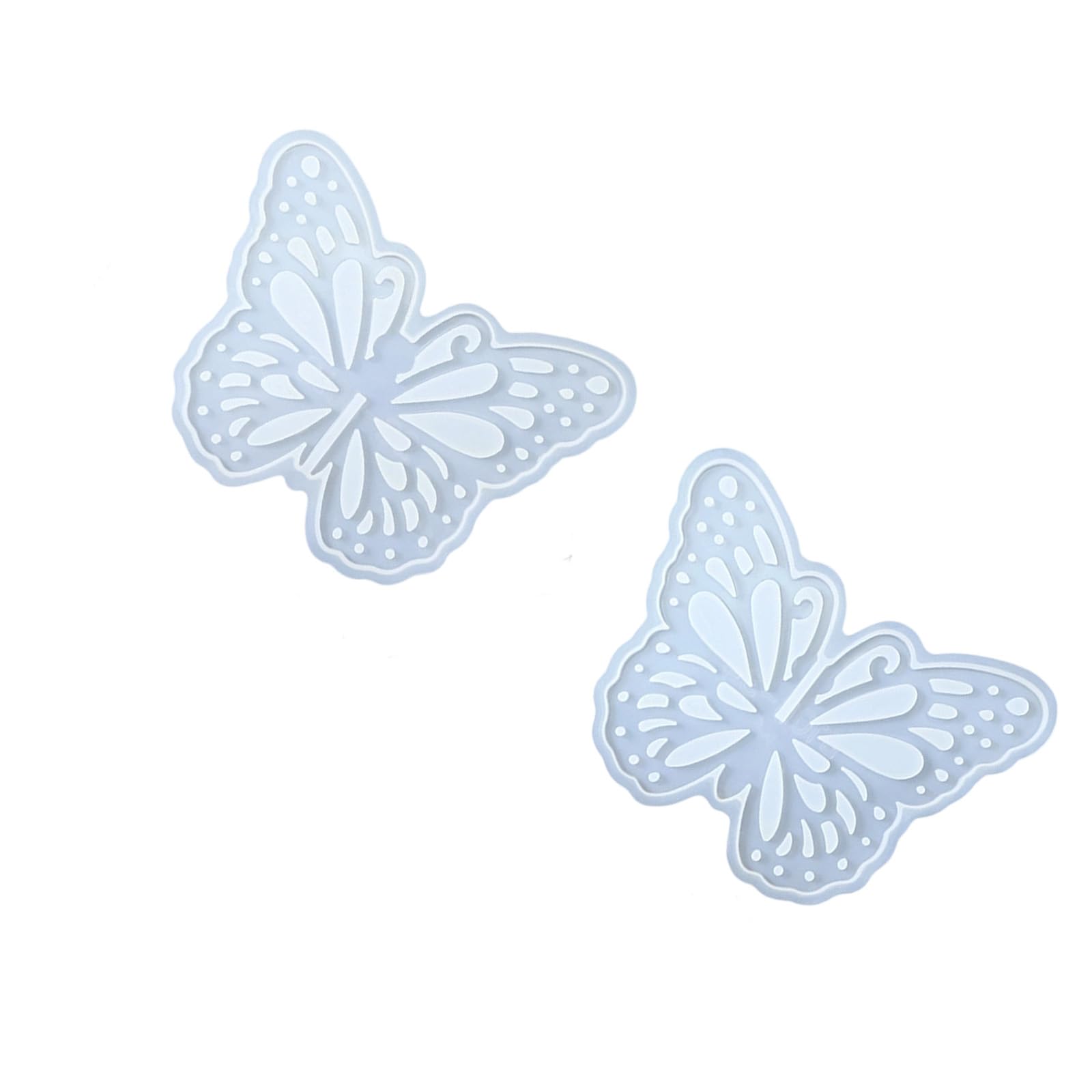 Yhplxyuus Resin Pendant Molds Hollow Butterfly Wing Silicone Mold for Soap Christmas Wedding Home Decorations Silicone Butterfly Mold