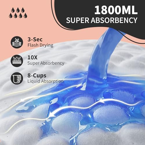 Image of MKISS 30 inch x 36 inch Disposable Bed Pads [75 Counts], Heavy Absorbency Underpad