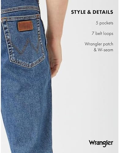 Men's Wrangler Texas Stretch Straight Leg Jeans - Ultimate Comfort - Image 6