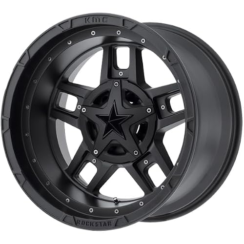 XD Series by KMC Wheels XD827 ROCKSTAR III BLACK Wheel Chromium (hexavalent compounds) (17 x 9. inches /5 x 72 mm, -12 mm Offset) - Thumbnail 5