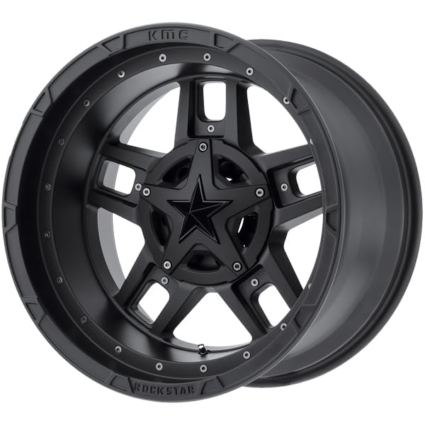 深リム　xdxd Amazon.com: XD Series by KMC Wheels XD827 ROCKSTAR III BLACK