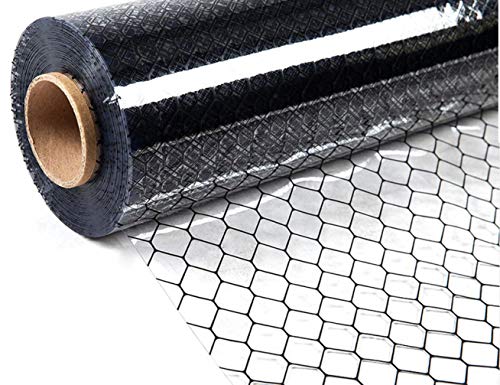 Rideau de porte en PVC antistatique transparent à maillage 137x203cm