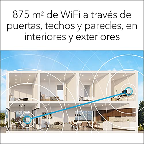 NETGEAR-Orbi-Mesh-WiF-6-RBK855-Sistema-tribanda-Compuesto-por-1-Router-y-4-Extensores-satelite-Cobertura-de-hasta-875-m-y-hasta-100-Dispositivos-AX6000-hasta-6-Gbps