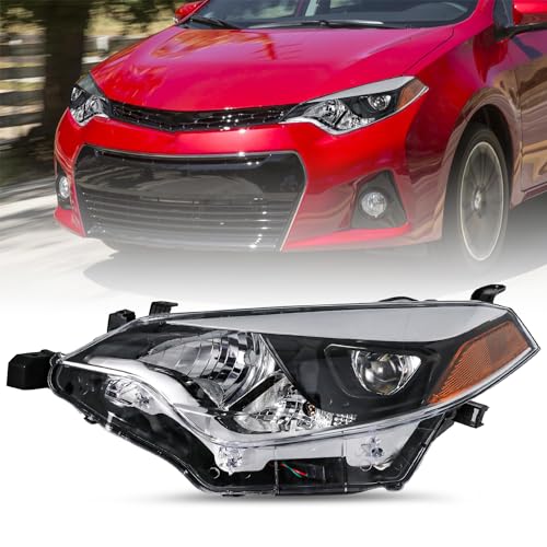 Image of TUSDAR LED Headlight Assembly Compatible with 2014 2015 2016 Toyota Corolla