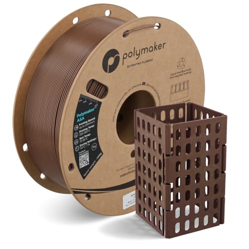 Polymaker ASA Filament 1.75mm Army Brown, 1kg ASA 3D Printer Filament, Heat & Weather Resistant - ASA 3D Filament Perfec